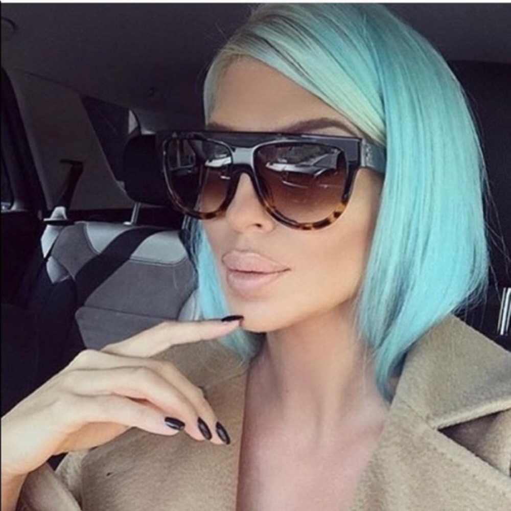 Celine tortoise shell dark blue & brown